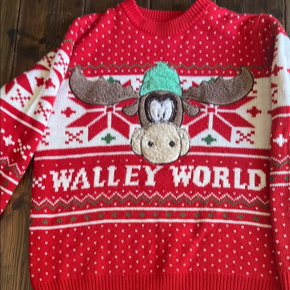 Walley World Red Women's Crewneck Sweater